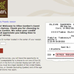 Olive Garden Customer Feedback Survey