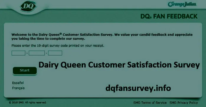 Dairy Queen Customer Satisfaction Survey